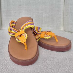 See by Chloe Sansa Braided Platform Sandal Size 38EU, 8US